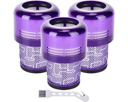 Geschikt voor Dyson V11 Absolute Extra Pro Animal Torque Drive V15 Detect Stofzuiger Vervangingsfilters - 3-pack