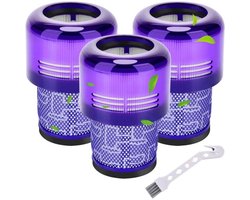 Set van 3 vervangingsfilters voor Dyson V11, V15, SV14, SV17, SV22, Detect, Animal, Absolute, Extra, Pro, Torque Drive en Motorhead stofzuigers.