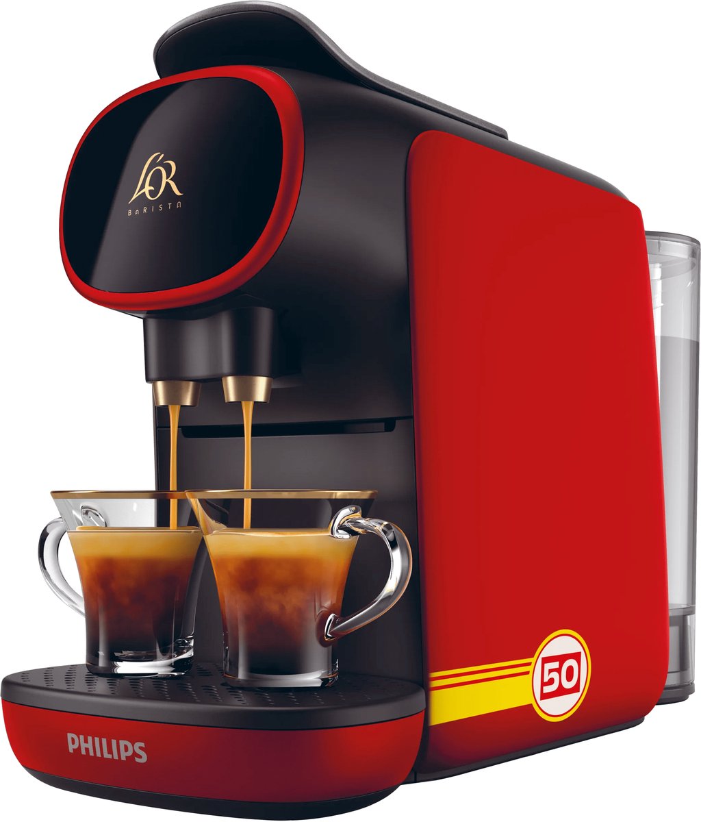 Philips L'Or Barista Sublime Limited Edition LM9012/51 - Koffiecupmachine - voor L'Or Espresso & Barista Koffiecups - Rood & Zwart – foto 8