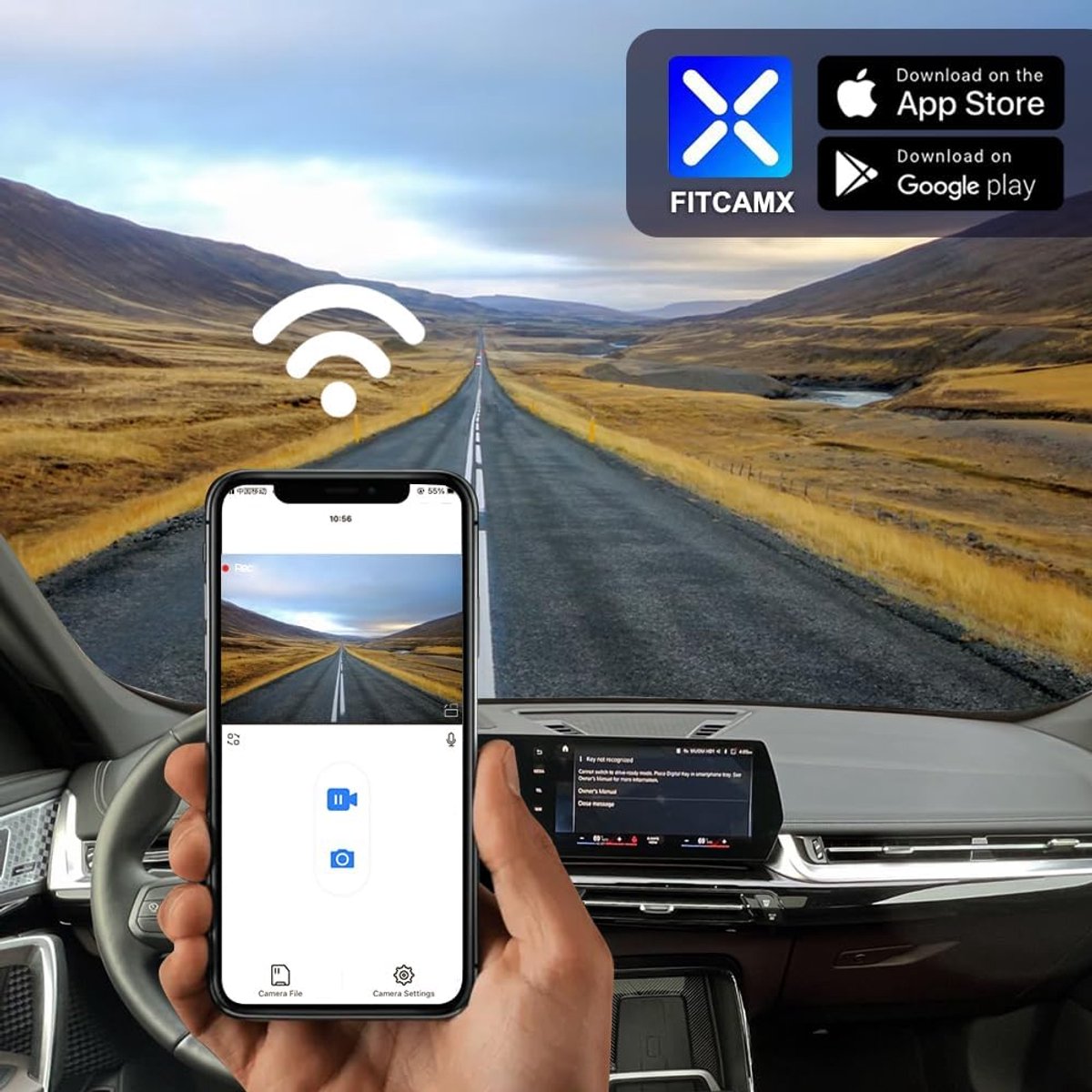Dashcam Volkswagen ID.3 4K UHD – OEM Inbouw met WiFi, Nachtzicht en 64GB SD-kaart – foto 2