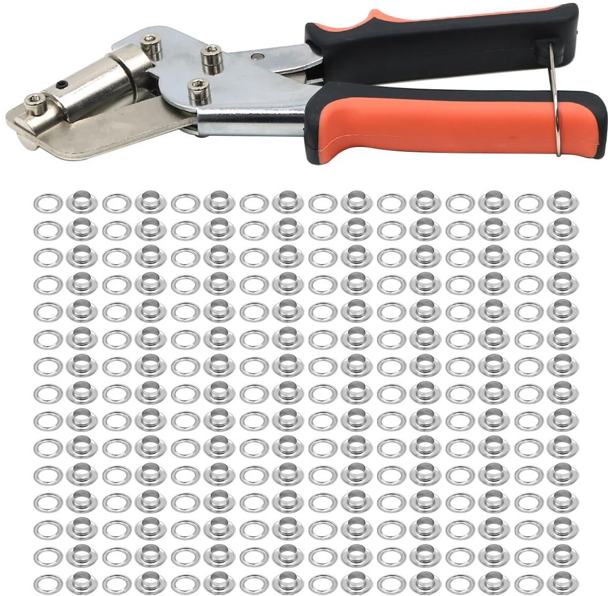 Dailygoods - Professionele Oogtangenset met 300 Ogen en Gatentang
