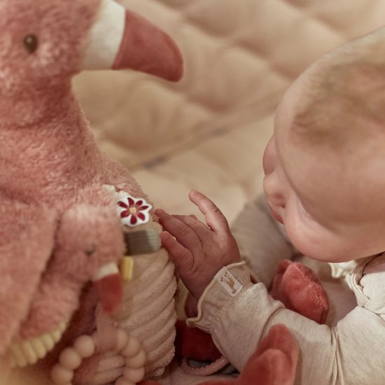 Little Dutch Safari Friends Activiteitenknuffel Flamingo