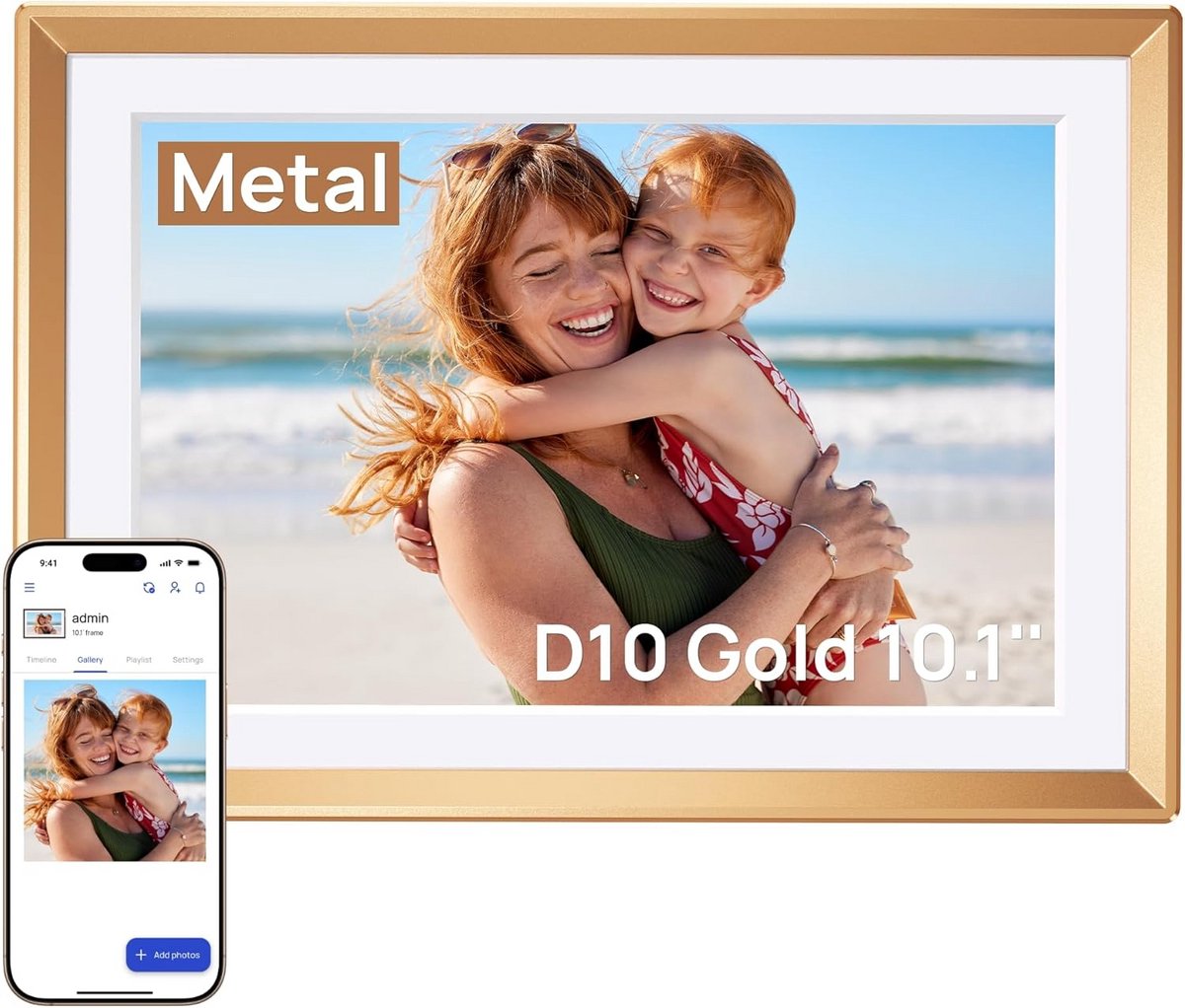 Digitale Fotolijst met Wifi - Fotokader - Diavoorstelling