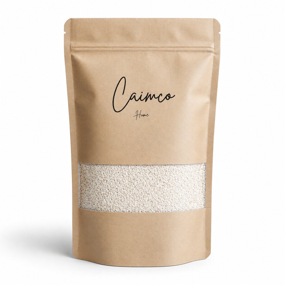 Caimco Kaarsenzand Crème - Natuurlijk Kaarsenzand 500g - Inclusief 5 Lonten - Duurzaam & Herbruikbaar - Lange Brandtijd - Creatieve Sfeerverlichting