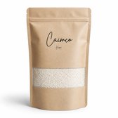 Caimco Kaarsenzand Crème - Natuurlijk Kaarsenzand 500g - Inclusief 5 Lonten - Duurzaam & Herbruikbaar - Lange Brandtijd - Creatieve Sfeerverlichting