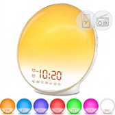 Parya - Wake up light – Wekkerradio – Nachtlamp – Bedlamp – Lichttherapielamp – Wit