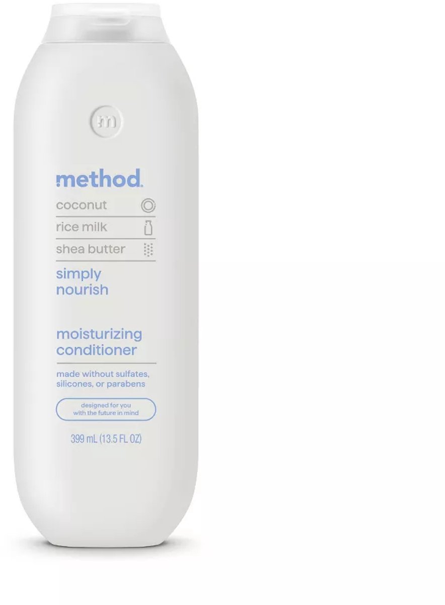 Method Simply Nourish Hydraterende Conditioner - 398 ml: Voor alle haartypes, Kokosgeur,