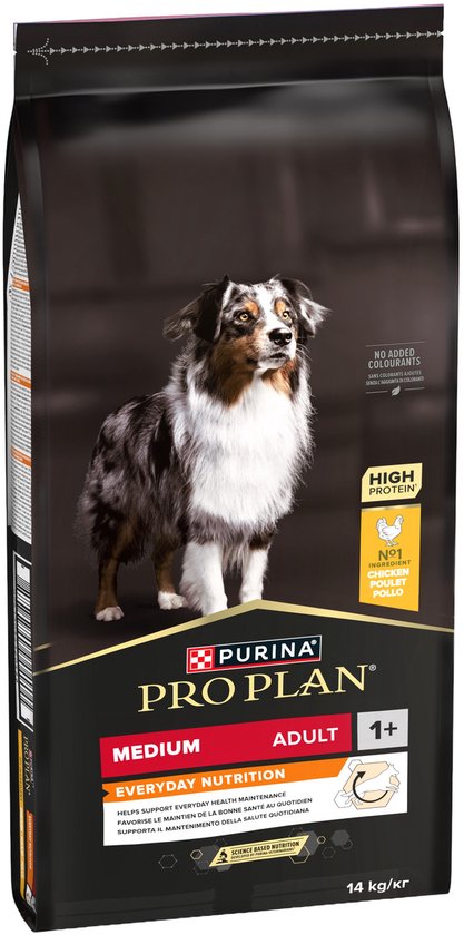 Pro Plan Medium Adult Everday Nutrition - Hondenvoer Droogvoer - Kip - 14 kg