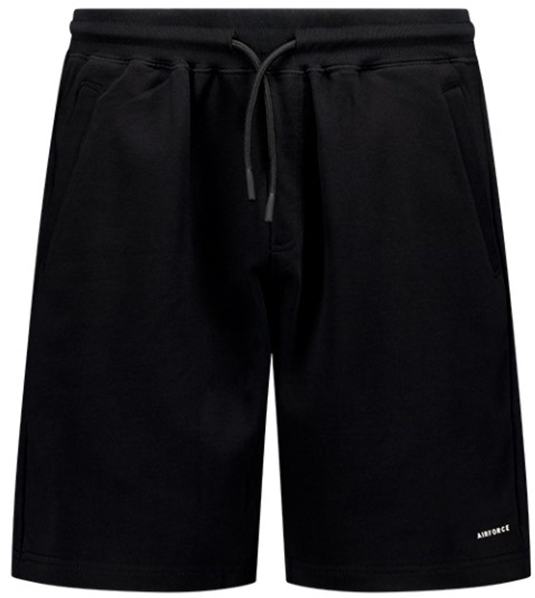 Basic Kortebroek Heren True Black/White S