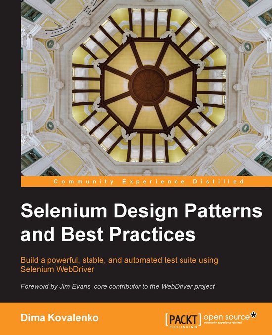 Selenium Design Patterns and Best Practices - cover