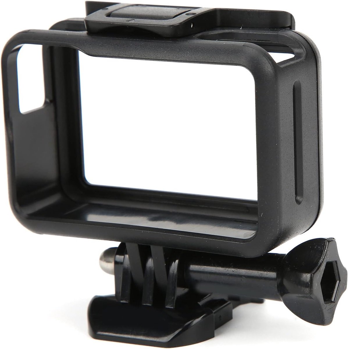 SnelShoppen - Camera Frame Behuizing voor Actiecamera, Zwarte Camera Schermcover, Stevige Behuizing met Precisie Openingen, Geschikt voor Sportcamera'