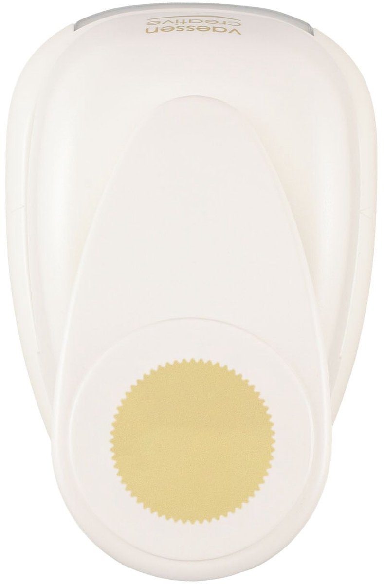 Vaessen Creative Pons - Figuurpons - Cirkel Gekarteld - Ø 5 cm