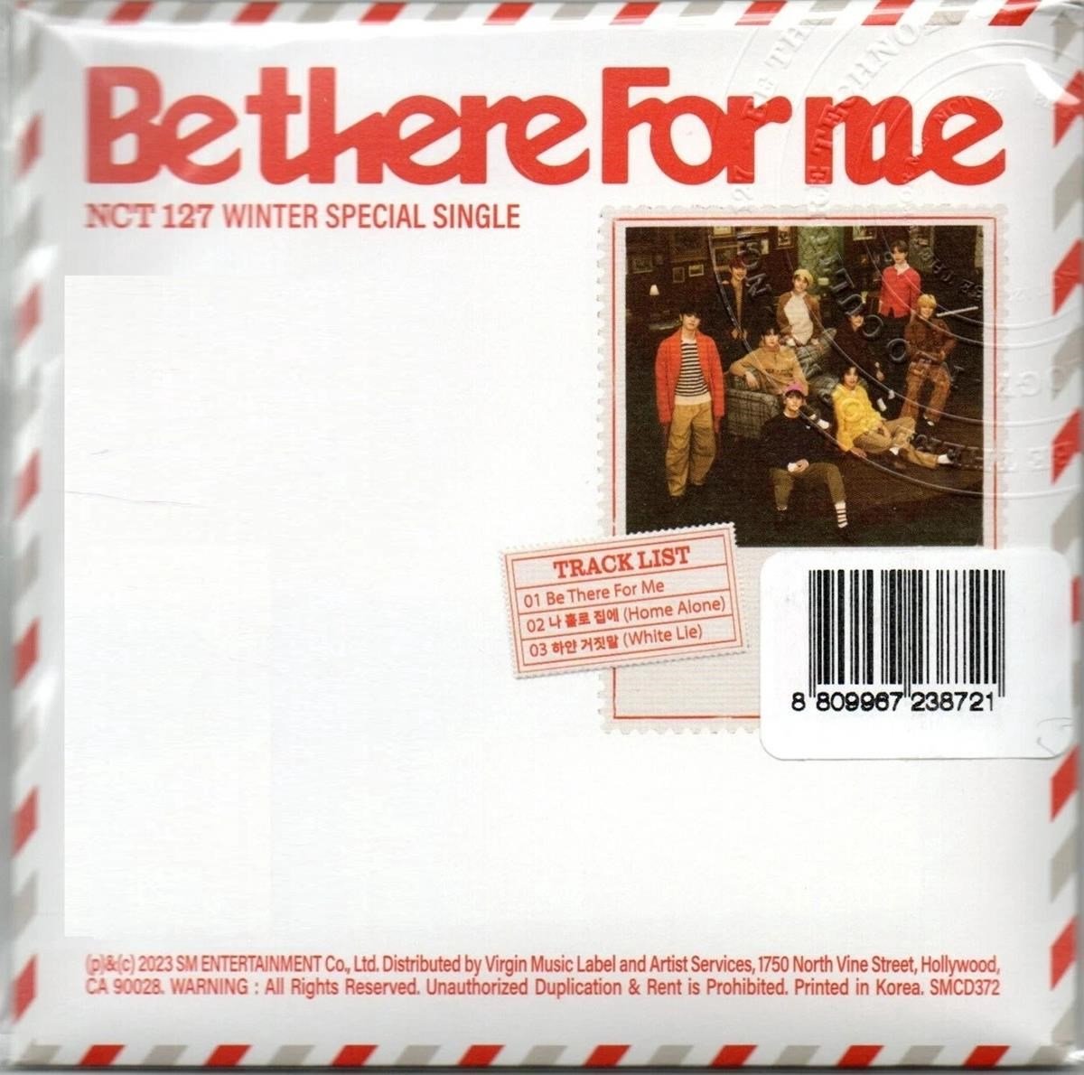 NCT 127 - Winter Special Single 'Be There For Me' (CD)