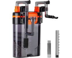 6W Hang On Back Aquarium Filter voor Heldere Waterkwaliteit, Geluidsarme Filtratie en Eenvoudige Installatie