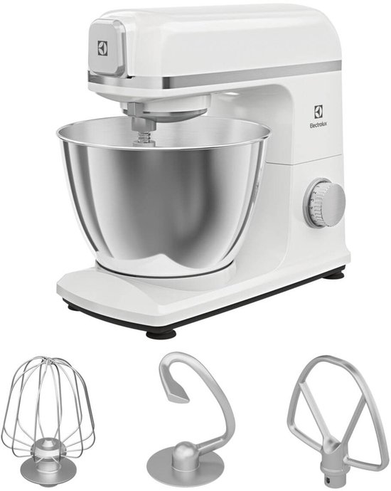 Electrolux E5KM1-4SWB - Keukenmachine - Staande mixer - Aantal snelheden: 6 - Kloppen - Kneden - Mixen - 1200 W - bak/kan: 5 l - Wit van Electrolux — afbeelding 2