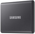 Donkergrijze Samsung Portable SSD T7.