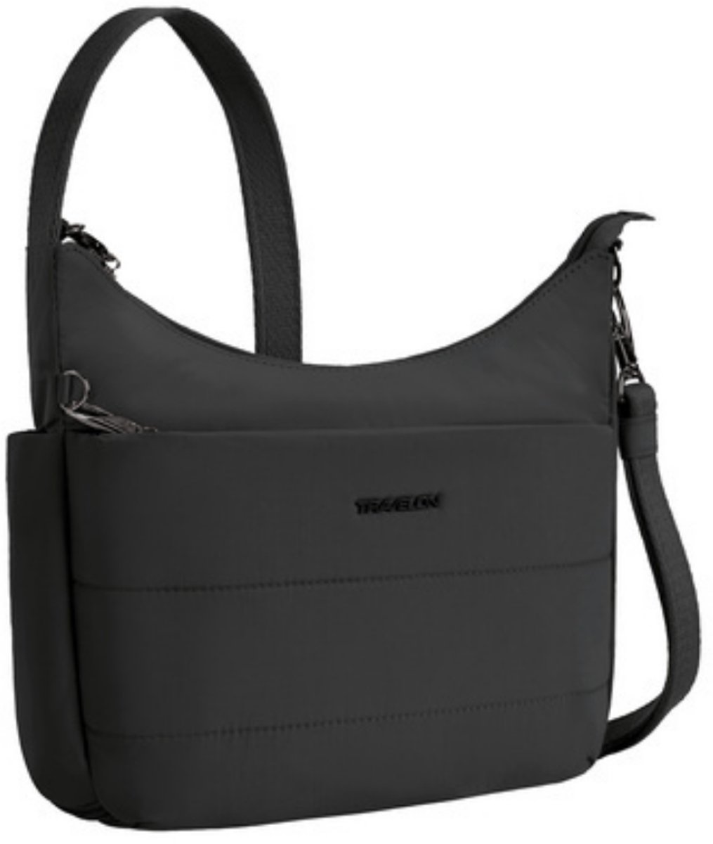 Travelon Roam Medium Anti-diefstal Crossbody Tas - Zwart