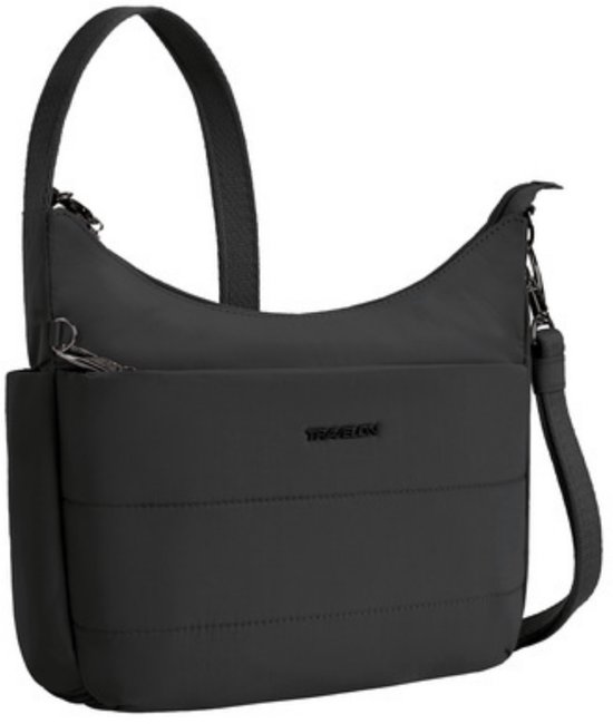 Travelon Roam Medium Anti-diefstal Crossbody Tas - Zwart