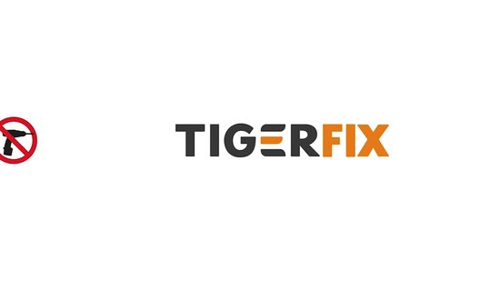 Tiger 2-Store - Support mural / Panier de douche 35 cm - Zwart