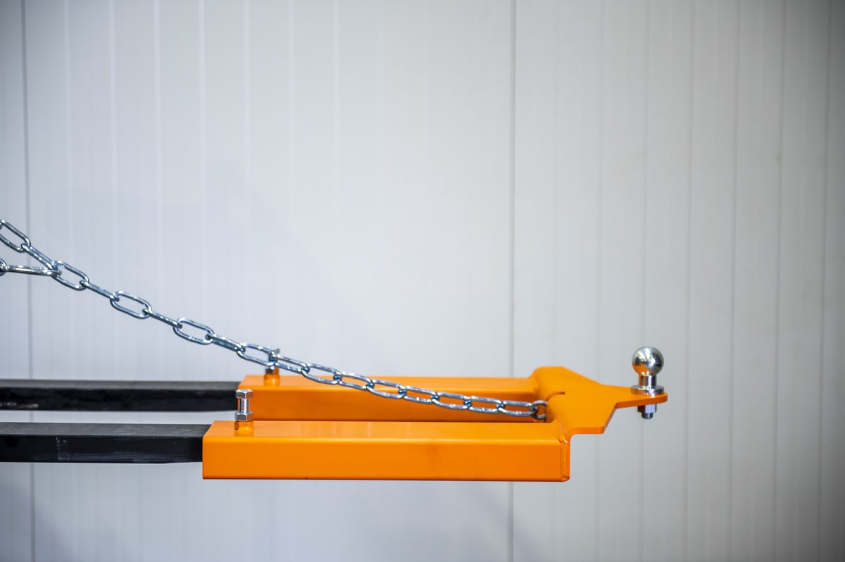 Trekhaak Rangeerhulp voor Heftruck - Koker 130x50 mm - Trekhaakkogel voor Aanhangwagen - Incl. Borgketting