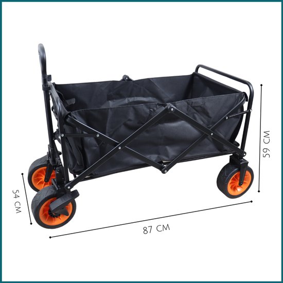 HIXA Bolderkar Opvouwbaar - Inklapbaar - Tot 80kg van HIXA — afbeelding 5