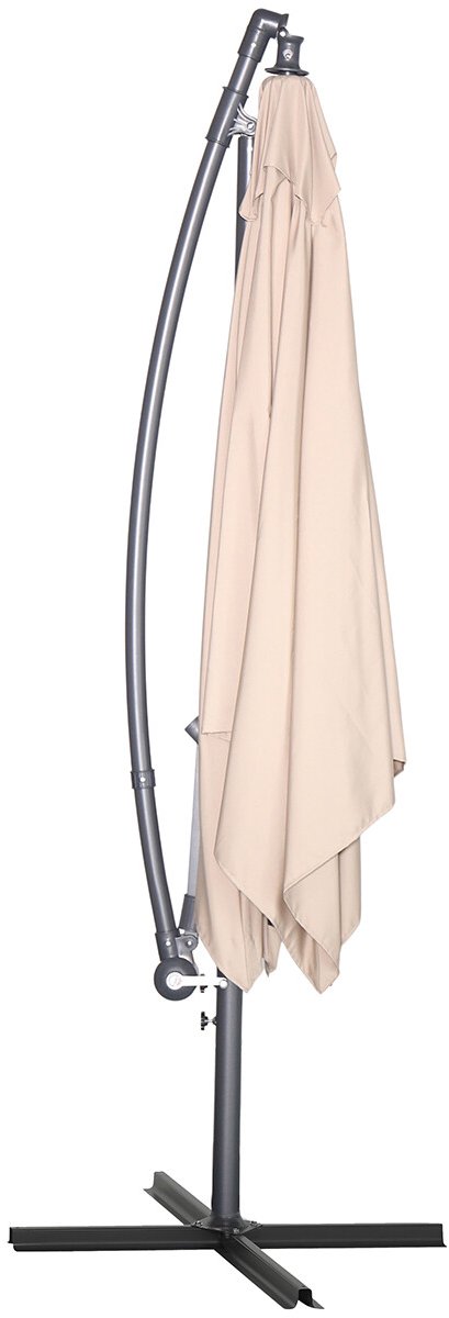 Garden Impressions Corfu zweefparasol 250x250 - taupe – foto 2