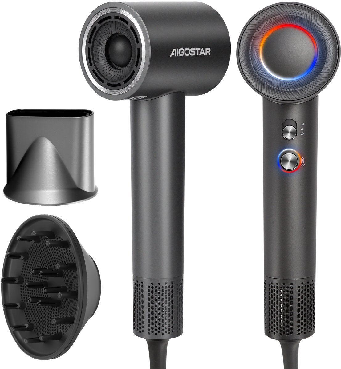 Aigostar Föhn met Diffuser - 110.000RPM - High Speed - Aigostar - €49,99