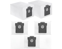5 stuks stofzakken- compatibel met Dreame L10/L10s/L20/X20/X30/X40/X50/L40/L50 Ultra- Mova P10/E30/P50/V50 Ultra- 3,2 l grote capaciteit- 4-laagse filterstructuur- voor Dreame stofzuigerzakken