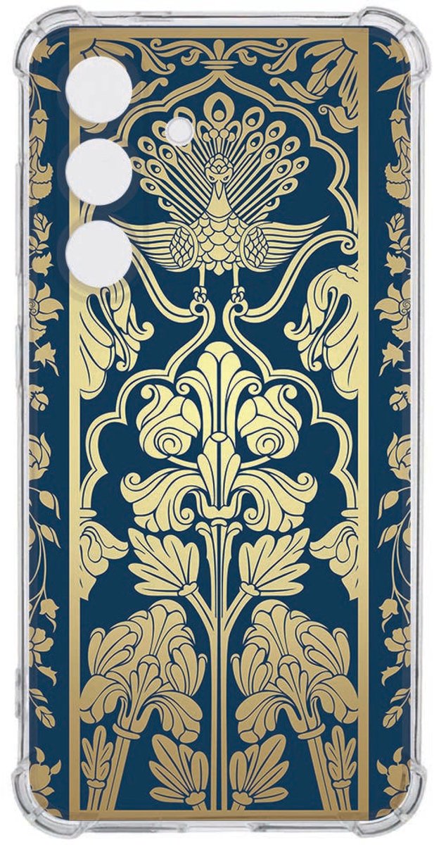 Samsung Galaxy S26 Plus Flexibele back cover Beige Flowers Valbestendig