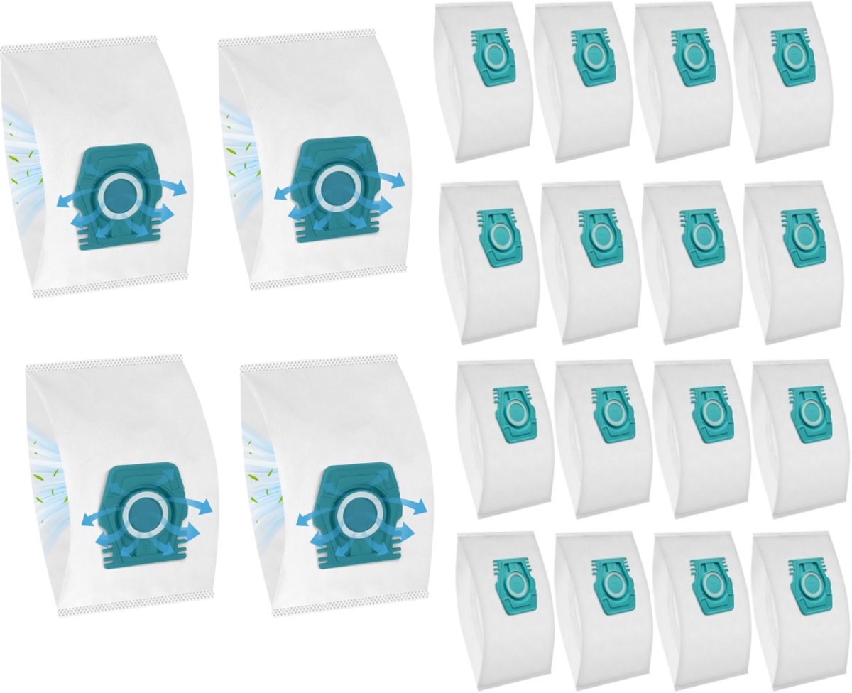 20 Stuks Stofzuigerzakken Geschikt voor Miele Guard S1, M1 & L1 – Vervangt HyClean Pure TU/CO – 3,5 L – 5-Laags Filter – Hygiënische Sluiting