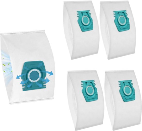 5 stuks TU-stofzuigerzakken-voor Miele Guard S1/L1/M1-stofzuigerzakken voor Miele Pure TU-Junior/Silence/Allergy/Parquet XL/AllFloor/Cat Dog/Flex/Comfort-serie-Lekvrij- inhoud 3,5 liter