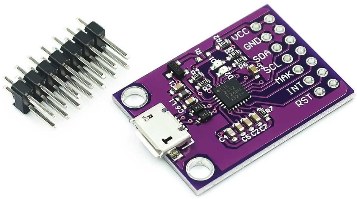 Dailygoods - Debug Board - Communicatie Module - Klein volume - USB aan I2C - Stabiele prestaties - Geschikt voor elektronische projecten - Model...