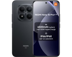 Smartphone-REDMI Note 15 Pro+ 5G-8GB+256GB-Zwart