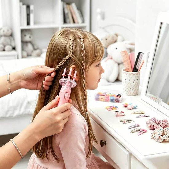 Salon de coiffure jouet pour filles machine à tresser les cheveux automatique à faire Salon de coiffure jouet pour filles machine à tresser les cheveux automatique à faire