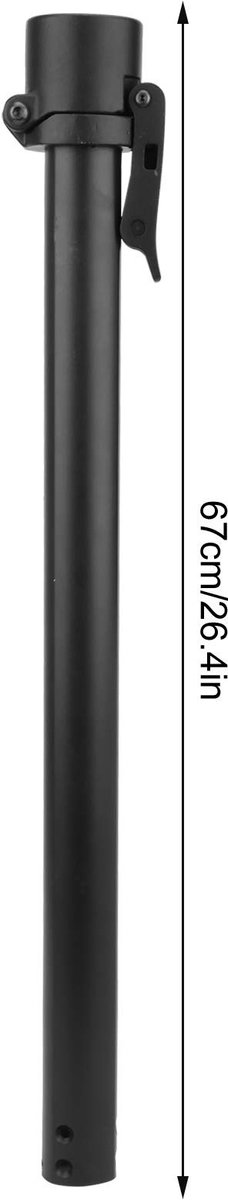 Dailygoods - Opvouwbare Paal - Aluminium - Lichtgewicht en sterk - Geschikt voor MAX-G30 - Elektrische Scooter - Duurzaam en schokbestendig