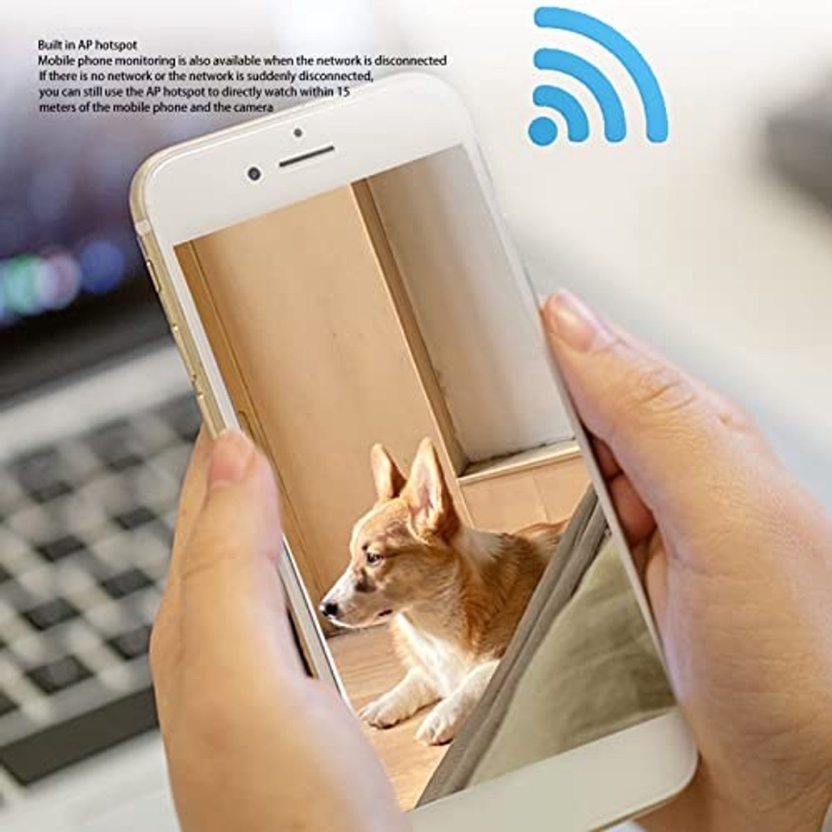 Dailygoods - Beveiligingscamera Buiten - WiFi 360 Graden - Bewegingsdetectie - Nachtzicht - 2-weg Audio - Cloudopslag - Geschikt voor Buiten - 2-pack