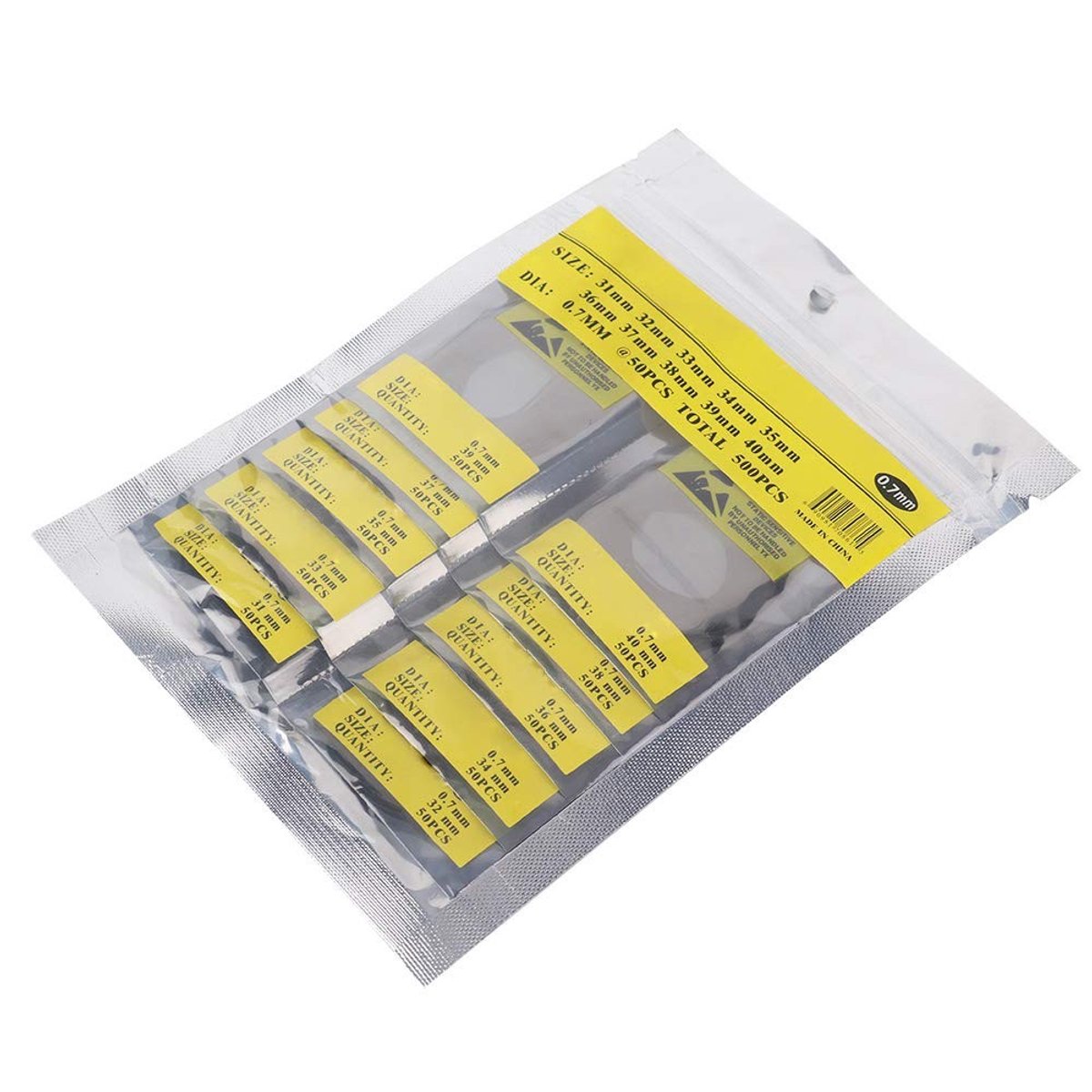 Jhubersproducts - O-Ring Set - Rubber Gaskets - 500 Stuks - Waterdicht - Horloges - 30mm - Geschikt voor verschillende horloges - Set van 500