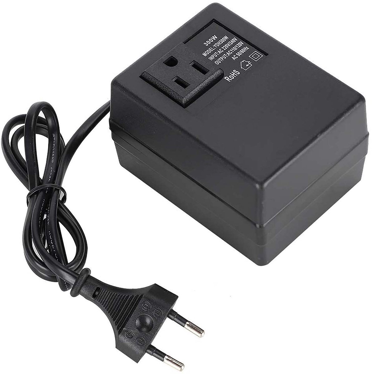 By shayne - Reisstekker Adapter - Spanningstransformator - Veilig en Betrouwbaar - 300 W - Voor Wereldwijd Gebruik - Ideaal voor Reizen - AC 220 V na.