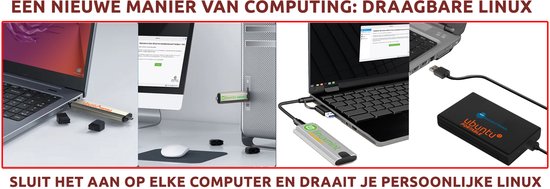 Draagbare externe SSD sata met Ubuntu 26.04 voorgeïnstalleerd versleuteld (Encrypted) voor externe dual-boot van Merkloos — afbeelding 2