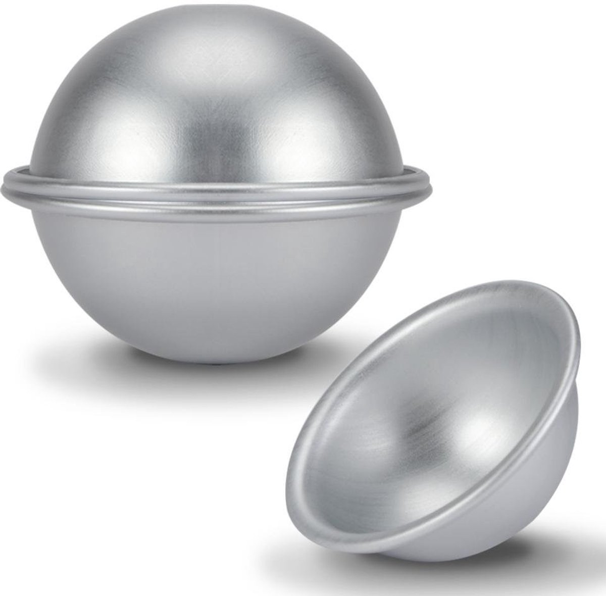 Zeynomax - Cakevorm Halve Bal - Aluminium Bakvorm - Professionele Kwaliteit - 10 cm - Voor Taarten en Mousse - Vaatwasserbestendig