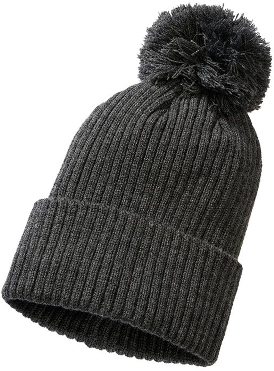 Brandit - Bobble Hat Pompom Beanie muts - Grijs