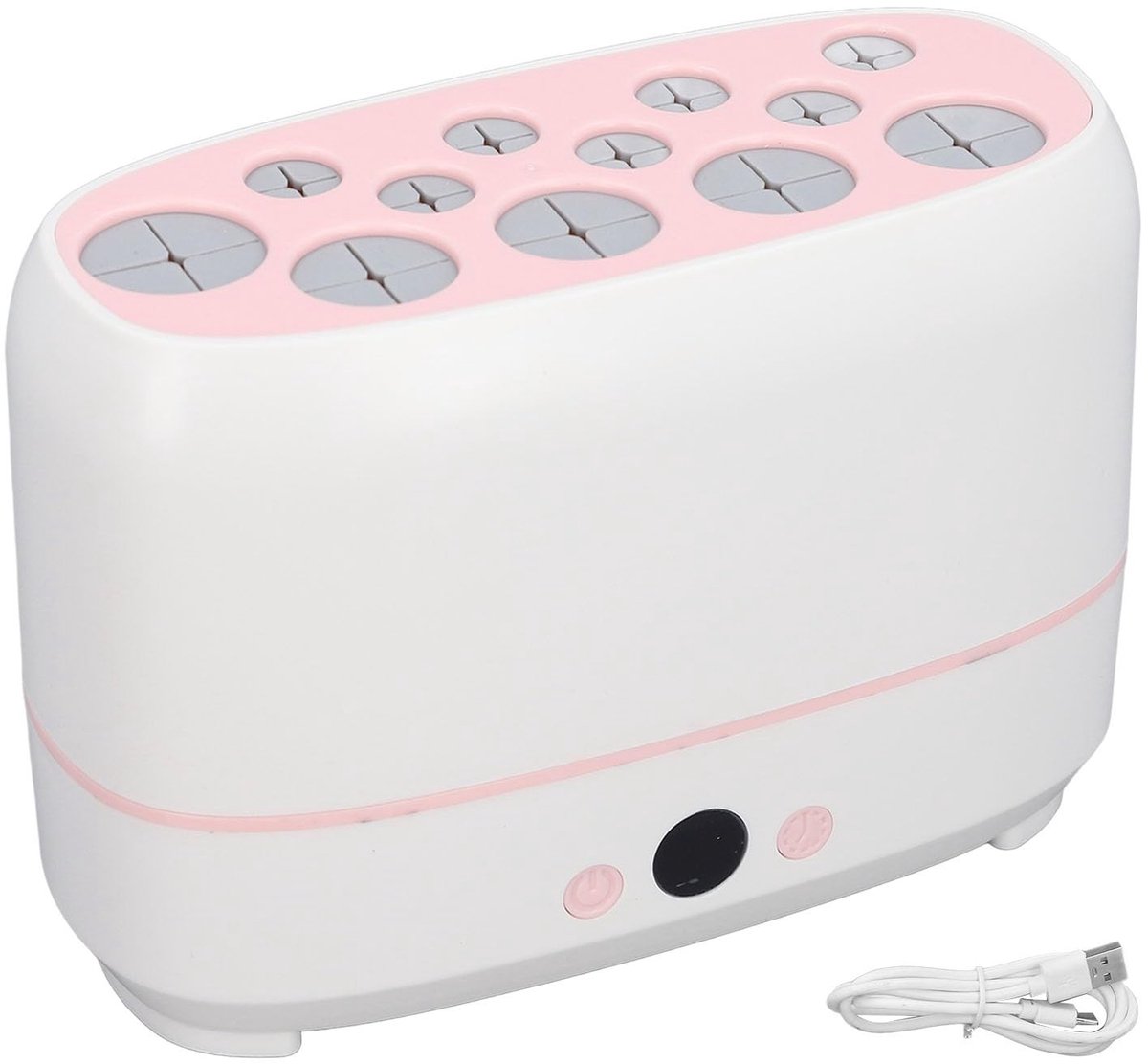 Vlemico - Make-upborsteldroger - Sneldrogend - Multifunctioneel - Elektrisch - Cosmetische Borsteldroger - Voor make-upliefhebbers - Compact formaat