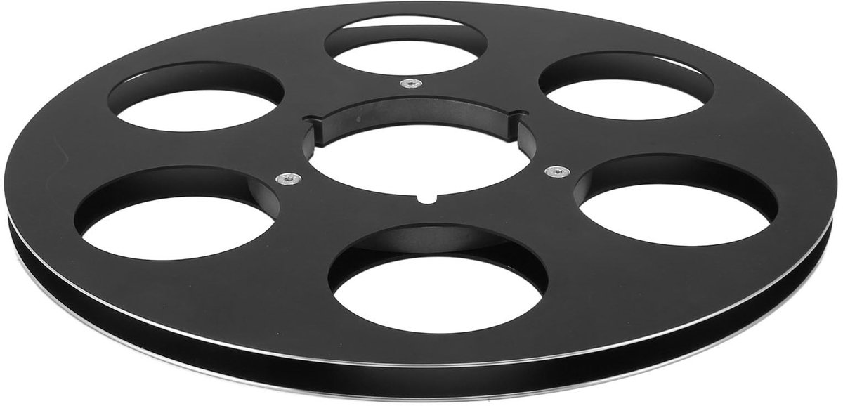 Dailygoods - Lege tape-spoel - Universele 10,5 inch vervanging - Hoge sterkte - Zwart - Duurzaam voor bandrecorders - Geschikt voor Reel-to-Reel-casse