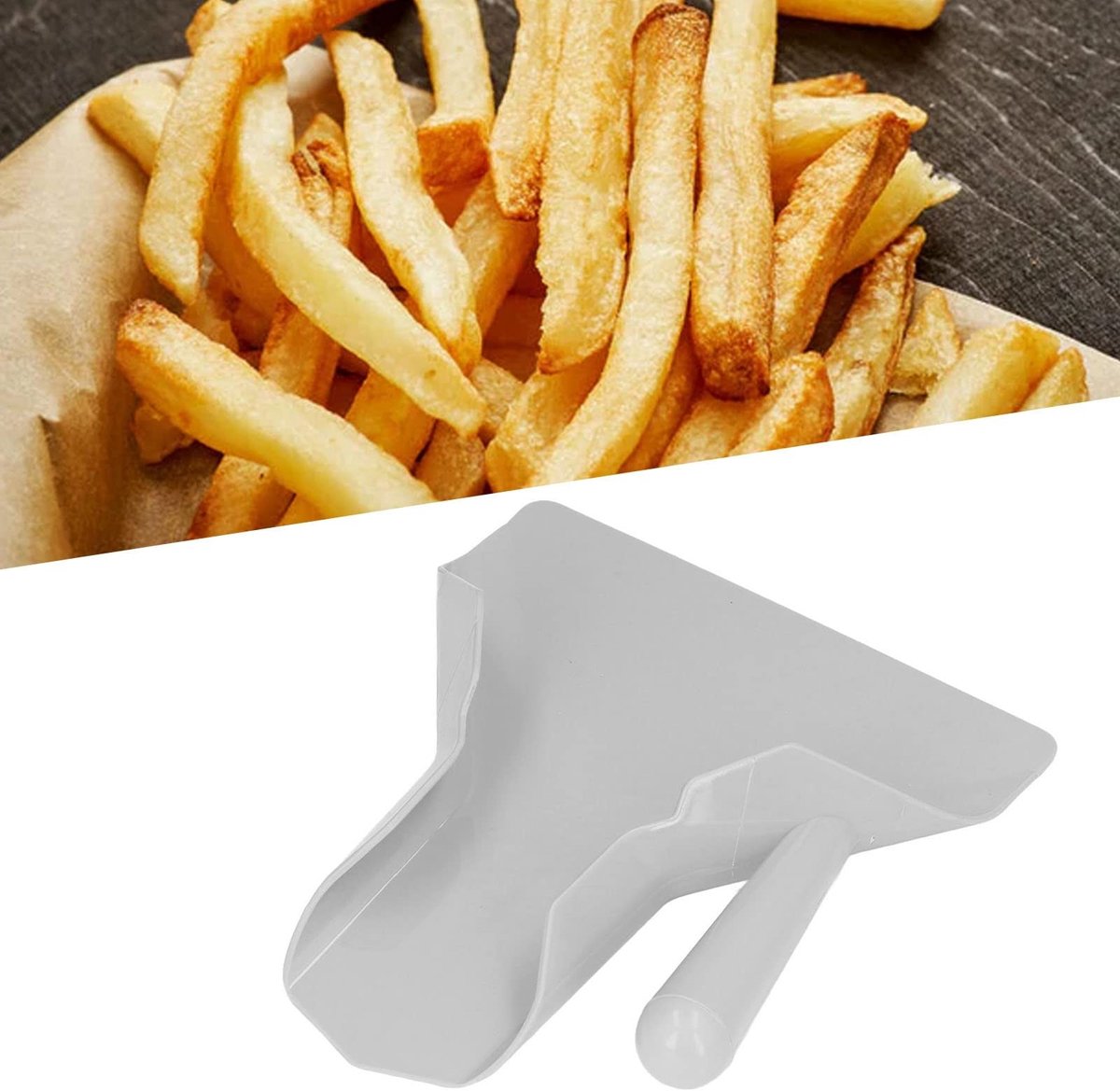 Zerodis Popcorn Scoop - Multifunctionele Schep voor Popcorn, Friet en Snacks - Vaatwasserbestendig