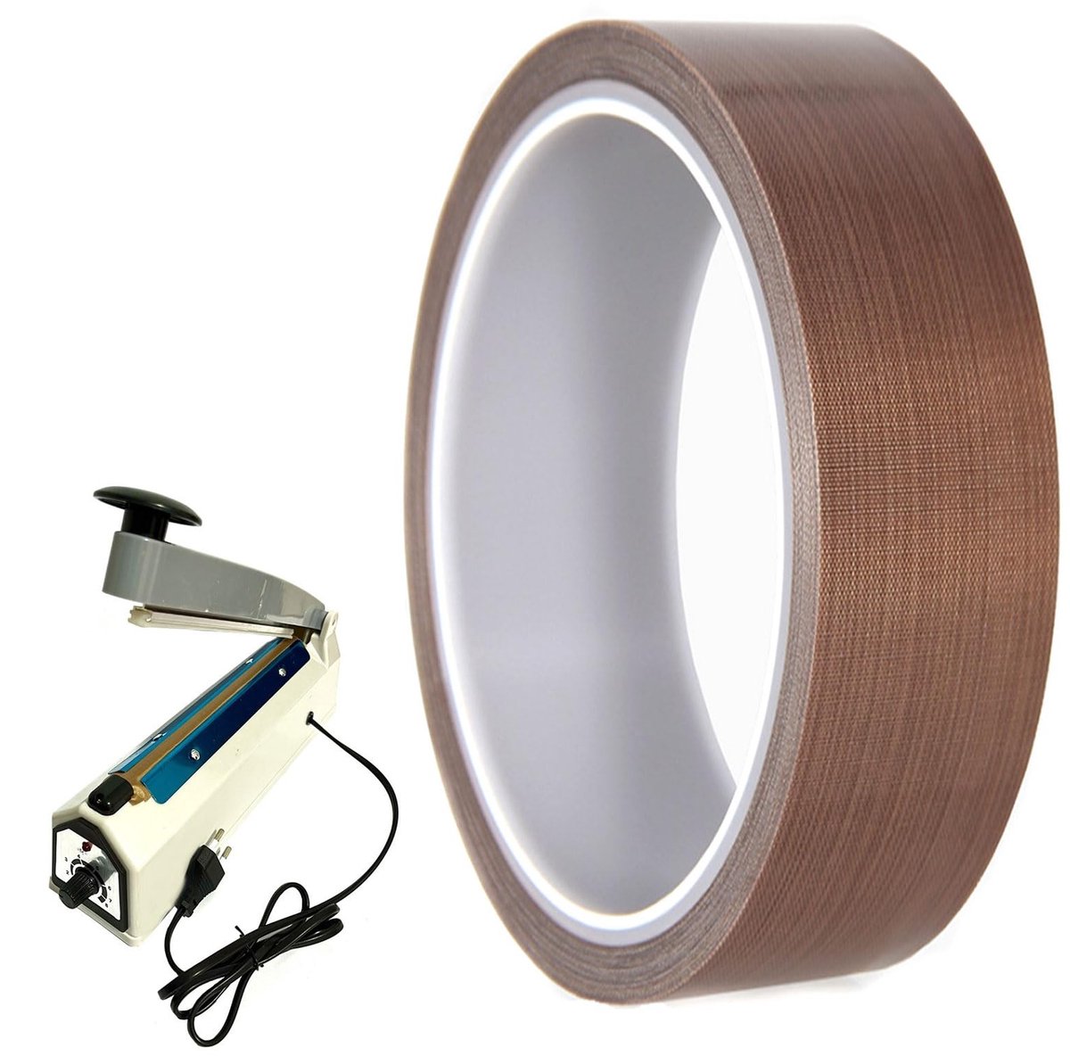 Teflon Tape 10m x 1cm - Hoge Temperatuur Bestendig PTFE Tape voor Vacuum Machines