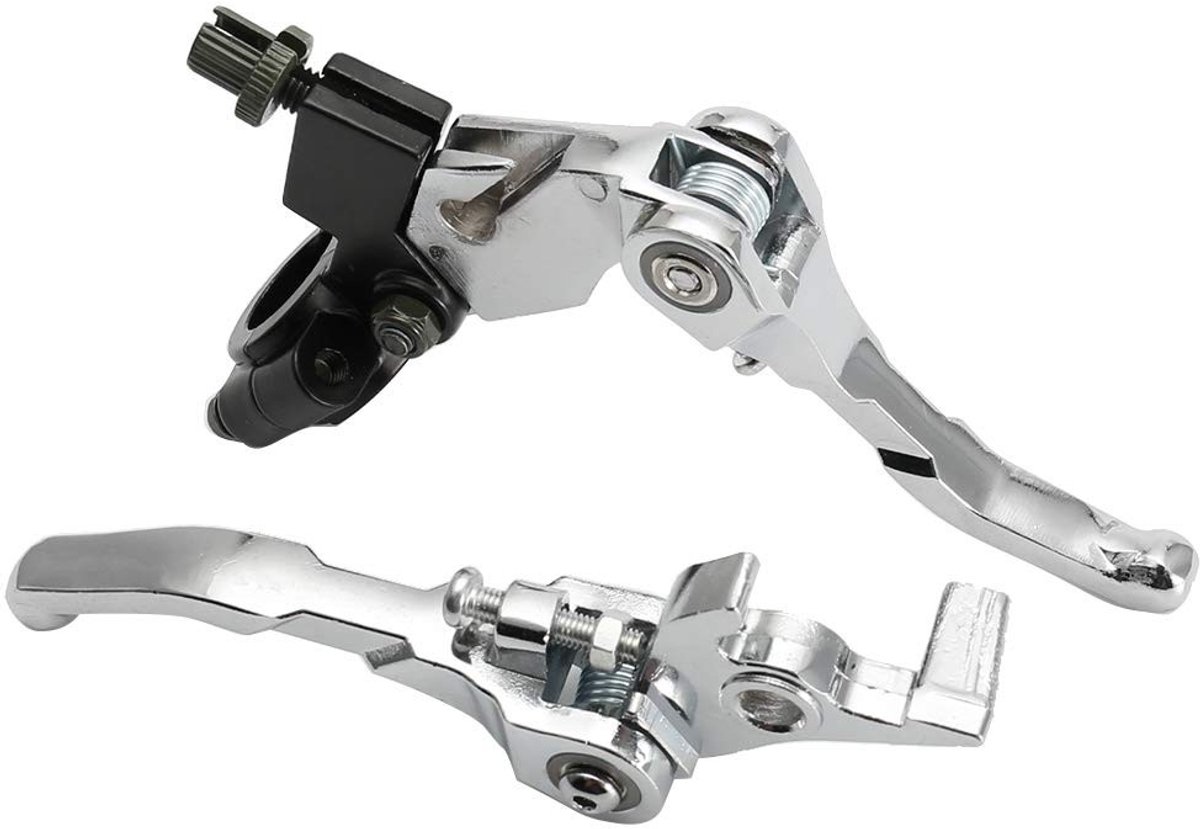 Dailygoods - Rem Koppeling Stuur - Inclusief Koppelings- en Remhendels - Aluminium - Geschikt voor 7/8 Sturen - Duurzaam en Betrouwbaar