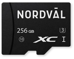Nordväl Micro SD Kaart 256GB – microSDXC – UHS-I – V30 – Geheugenkaart voor dashcam