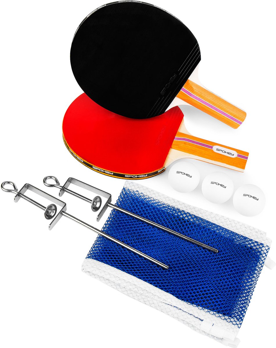 Spokey Alpha Tafeltennisset - Zwart / Rood - ST
