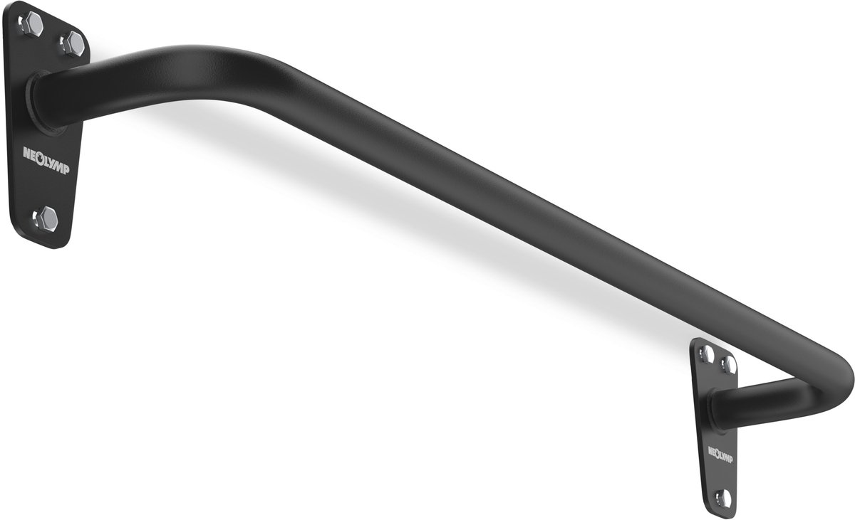 NEOLYMP Optrekstang voor wandmontage uit staal voor calisthenics en homegym Schwarz