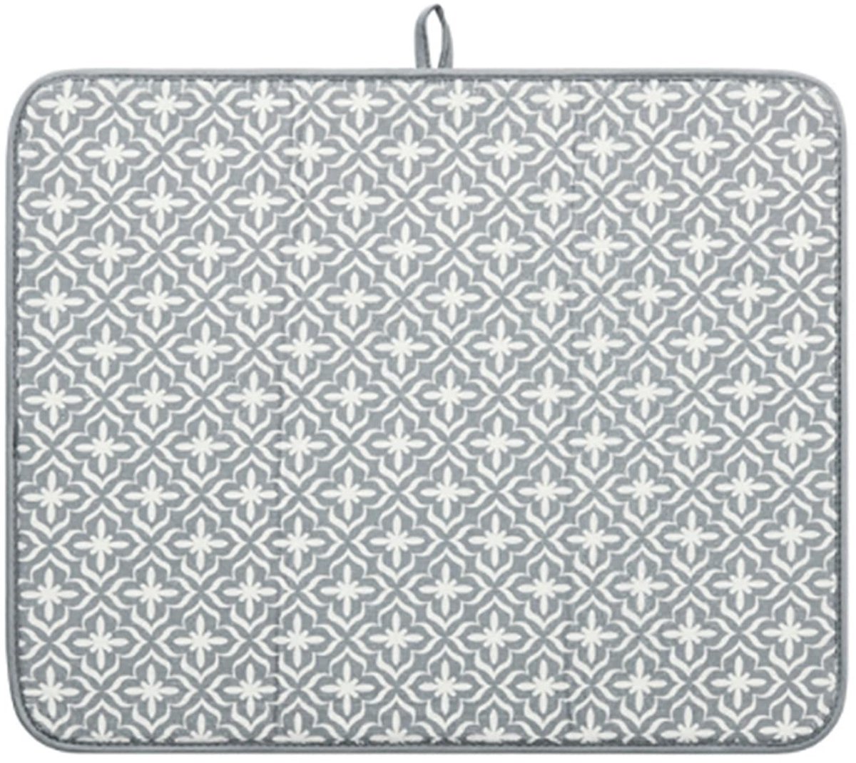 Smoakez - Afwasmat - Sneldrogend - Hittebestendige afwasmat - Grijs - Keukenaccessoire - Vochtabsorberend - Geschikt voor alle keukens - 49x41 cm